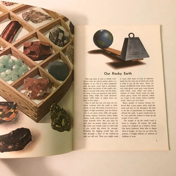 Vintage 1974 Rocks and Minerals A Golden Exploring Earth  Book - Picture 10 of 16